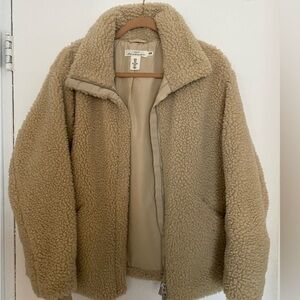 H&M LOGG Tan Sherpa Teddy Jacket